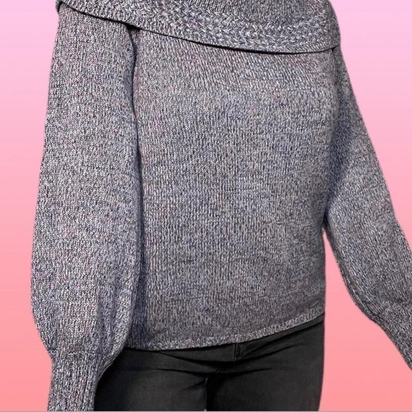 Off-The-Shoulder Knit Sweater - Picture 5 of 9